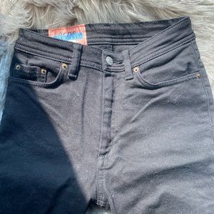 Acne Studios Bla Konst black skinny jeans size 25 30